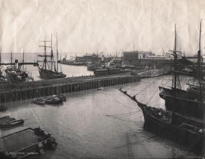 Folkestone Harbour - 19th Century - Courtesy of Folkestone Library