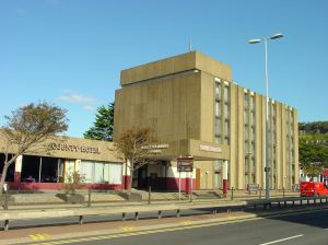 County Hotel, Townwall Street, formerly Holiday Inn and the Moat House. Alan Sencicle 2009