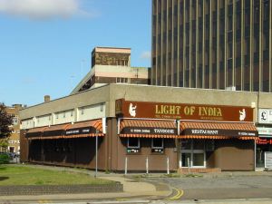 Light of India - awarding winning restaurant, Townwall Street. Alan Sencicle 2009