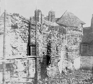 St Martin-le-Grand ruins 1892. Dover Museum