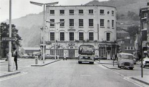 Townwall Street looking (eastwards) towards Hotel de France 1971. Hollingsbee Collection Dover Museum