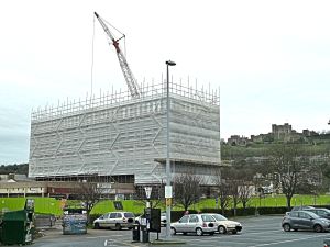 Start of the demolition of Burlington House. Alan Sencicle 2015