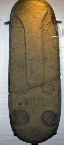 Anglo Saxon Grave Slab found under the foundations of St Peter's Church in 1810 now in Dover Museum. LS 2014