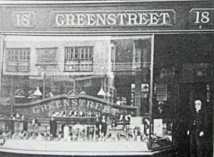Bootmaker John Greenstreet at the doorway of his shop,18 Bench Street. Thanks to Joe Harman