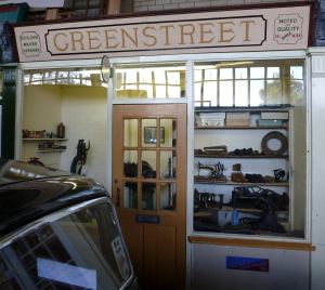 Greenstreet bootmakers shop, Bench Street, mock-up at Dover Transport Museum. AS 2014