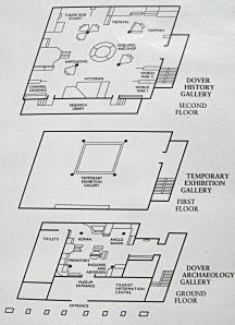 Map showing the lay out of the Museum