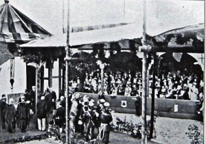 Laying of the Foundation Stone by Edward the Prince of Wales on 20 July 1893. Dover Museum