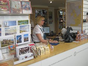 Tourist Information and Entrance, Dover Mueseum. LS