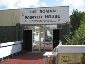 Roman Painted House, New Street, the best-preserved building of its type north of the Alps. LS 2014