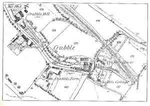 Map of Crabble 1874