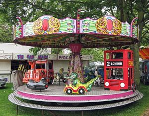 Modern Children's Roundabout - Pencester Gardens. LS 2014