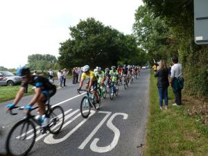 Tour of Britain cycle race. LS 12 September 2014