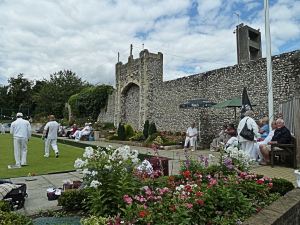 Old Park Mansion ruins and Gateway Bowling Club. AS 2014
