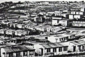Buckland Estate - Prefabs prior to Demolition