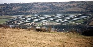 Farthingloe -Workers Camp late 1980s. Dover Museum