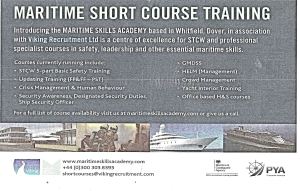 Maritime Skills Academy advert, Old Park. Dover Express 10 December 2015