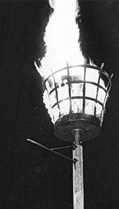 Beacon similar to one used to warn of the Armada invasion 1588. Dover Museum