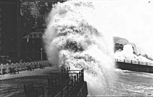 Stormy Weather - Dover Seafront c1970s - Dover Museum