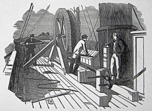 Submarine cable showing break in cable. Illustrated London News 14.05.1853