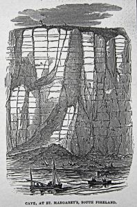 Submarine cable laying cave at St Margarets Bay. Illustrated London News 14.05.1853