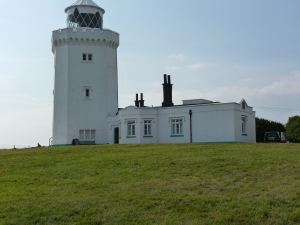 South Foreland Lighthouse from where, on Christmas Eve 1898, Marconi made the world's first shore to ship radio transmission. LS 2013