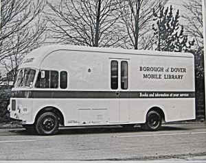 Mobile Library van introduced in 1968, six years before Dover library services came under KCC. Dover Library