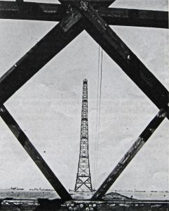 Swingate timber receiving tower erected by William Harbrow of St Mary Cray. William Harbrow Ltd 1936