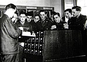 The library, once it opened in Maison Dieu House, was proving very popular. Dover Library