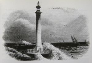 Light of All Nations lighthouse on the Goodwin sands. LS Collection