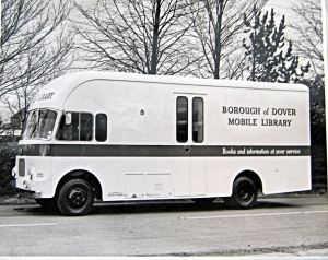 Mobile library van introduced in 1968. Dover Library