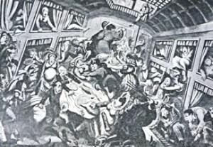 Ostend packet ship in a squall of 1824. Grasemann Mclachlan