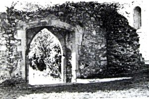 The ruins of St James Old Church South Aisle where the Cinque Port Admiralty Court and the Pilots Lodemanage Courts sat. Douglas Welby