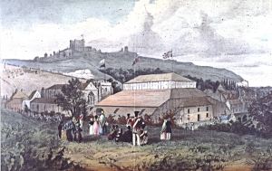 Wellington Pavilion external view by William Burgess 1839