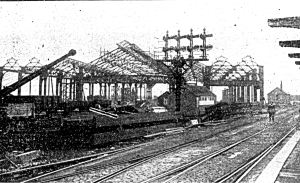 Building of Marine Station 15.11.1913. Dover Museum
