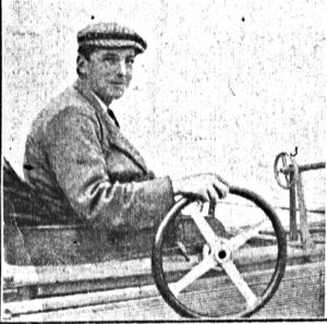 Hubert Latham - Sunday Graphic 01 July1909. Dover Museum