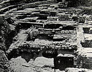 South East Corner of the Classis Britannica under excavation. Brian Philp of the Kent Archaeological Rescue Unit