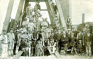 Tilmanstone colliery no 1 shaft reached the Beresford seam at 1,590-feet in March 1913. Dover Museum