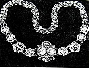 Chain and Badge of Office of the Mayor of Dover presented to the town by Dover's Recorder Sir William Bodkin in 1868