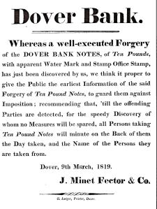 Fector bank Forgery Notice 1819