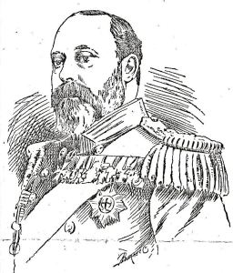 Edward Prince of Wales circa 1890s. Dover Express