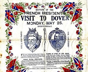 French President Fallière visit 25 May 1908. Dover Museum
