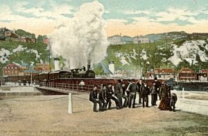 Train with Engine number 05745 crossing the Wellington Bridge. Nick Catford