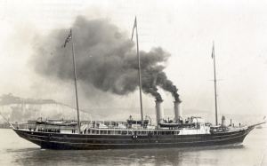 Royal yacht Alexandra circa1905. Dover Museum