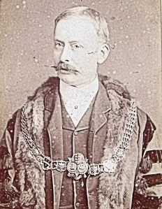 William Crundall junior (1847-1934) in his Mayoral robes - a post he was to hold thirteen times between-1886 and 1910. David Iron collection