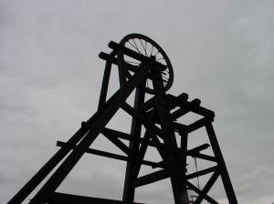 19th century colliery winding gear.