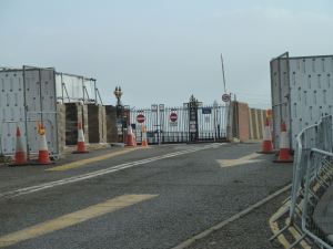 Prince of Wales Pier - the beginning of the demolition January 2016. Alan Sencicle