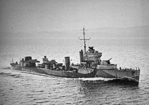 HMS Verdun - Admiralty ‘V’ class torpedo-boat destroyer that carried the Unknown Warrior home to Britain. Wikapaedia