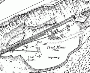 Shakespeare Colliery Map 1898 sowing location of the Brady and Simpson shafts. Nick Catford Subterranian Britannica website