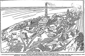 Shakespeare Colliery owned by Kent Collieries on the front page of the Times supplement 24 April 1912