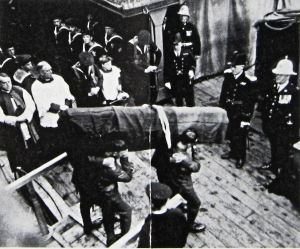 Unknown Warrior arriving at Admiralty Pier from Boulogne 10 November 1920. Dover Express